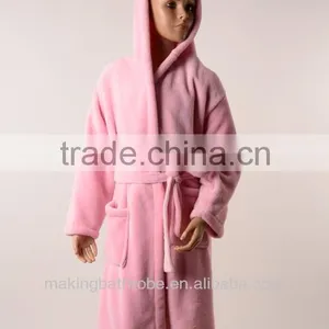 Kids Microfiber Bathrobe Coral Fleece thumbnail-1