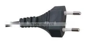 European VDE Power Cord H03VVH2-F 2X0.5mm/0.75mm thumbnail-1