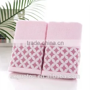 100% Rhombus Cotton Towels thumbnail-5