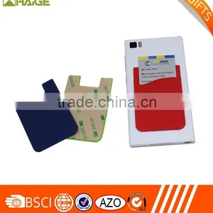 Mobile Pocket Smart Phone Wallet Soft Silicone Cell Phone Wallet thumbnail-4