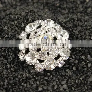 Seasofbeauty 3cm Pretty Rhinestone Button Shank Button Embellishment thumbnail-2