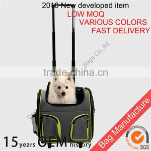 Cat Cage With Wheels Pet Carrier Luggage Box Dog Crate With Wheels Dog Backpack Crate Rolling Wheel thumbnail-1