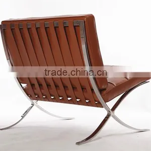 High Quality Modern Furnituer Knoll Replica Chair Barcelona Chair thumbnail-6