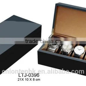 5 Slots Watch Box With Velvet Insert thumbnail-1