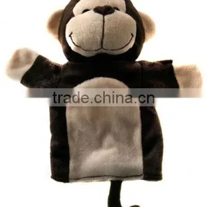 Plush Monkey Animal Hand Puppet for Kids Gifts / Home Schools and Other Learning Centers Educating Plush Toys thumbnail-1
