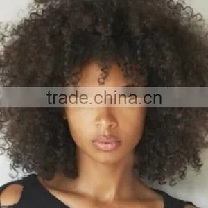 Short Afro-Curly HairStyle, Kinky Curly Hair Weave thumbnail-1