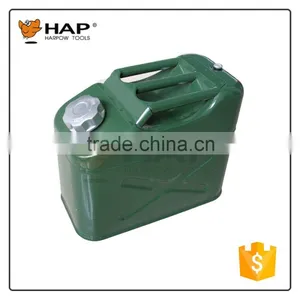 10L Galvanized Sheet Oil Can Diesel Gasoline Folding Jerry Can thumbnail-1