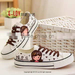 NO.D089 Hot Sales High Quality China Wholesale White Shoes for Woman thumbnail-1