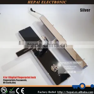 Fingerprint Password Keypad Sliding Door Lock thumbnail-1