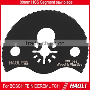 88mm(3-1/2'') HCS Segment Oscillating Muti Tool Saw Blade ,Circular Saw Blade thumbnail-1
