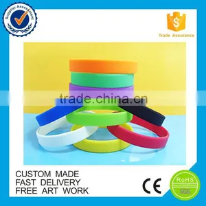 Customized Candy Color Cheap Silicone Blank Wristband thumbnail-5