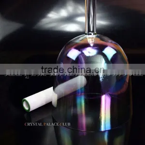 Plated Titanium Quartz Crystal Singing Bowl With Handle and Seven Color thumbnail-3