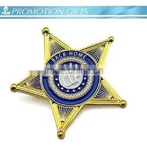 Hot Sale Star Pin Badge With Custom Logo thumbnail-1
