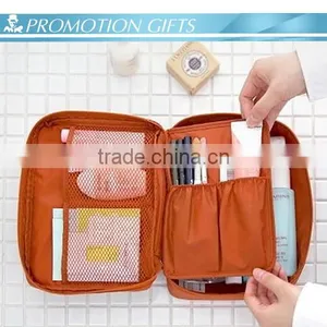 Custom Nylon Makeup Bag Portable Cosmetic Bag thumbnail-1