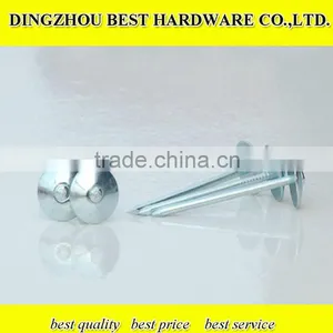 Low Price 9gauge Electric Galvanized Smooth Shank Umbrella Head Roofing Iron Nail thumbnail-1
