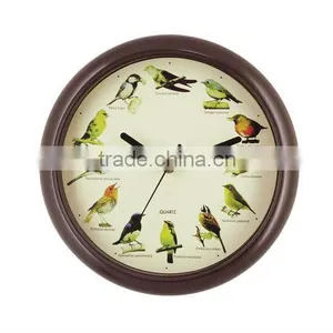 Classic 10 Inch Bird Sound Wall Clock thumbnail-1