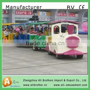 Kids Favourite !!! Entertainment Kids Ride Used Trackless Train for Sale thumbnail-1