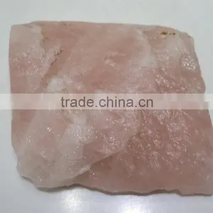 Natural Rose Quartz Rough Gemstone Pink Color Non-treated thumbnail-3