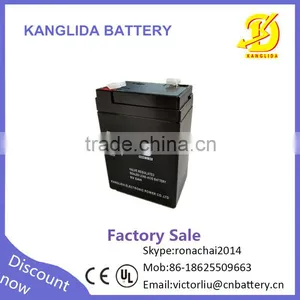Factory Direct Sale 6v5ah Sealed Vrla Battery Power Accumulator thumbnail-2