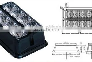 Strobe Dash Deck Warning Lights, Police Security Flashing Led Deck Lights LTDG2-41 thumbnail-2