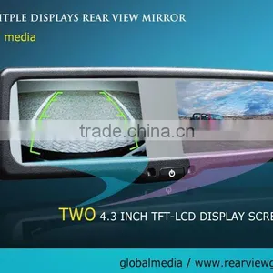 4.3 Inch Lcd Mirror for Civic Reversing Camera Kit ,mens Control Vest thumbnail-1