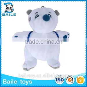 2016 Custom White Plush Animal Toy Keychain thumbnail-1