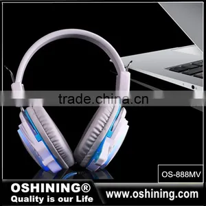 Wholesale New Fashion Computer Gaming Headphone With LED (OS-888MV) thumbnail-2
