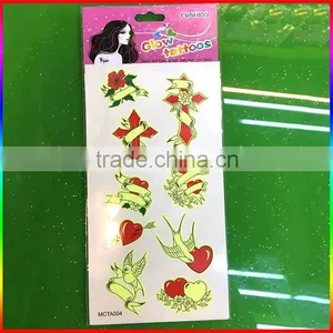 Glow in Dark Temporary Tattoo Sticker thumbnail-2