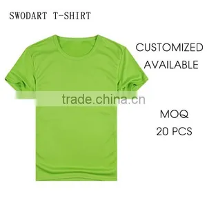 2016 Customized Design Blank Logo Shirt Wholesale T-shirts Low Quantity Orders t Shirts Sports Shirt Training T-shirt thumbnail-1