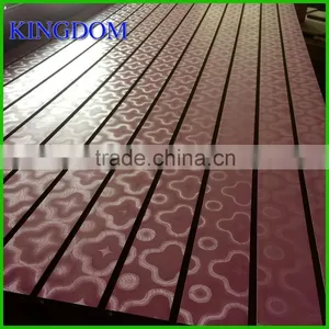 Supermarket Slat Wall Melamine MDF Hang Rail With High Quality Slatwall MDF Board thumbnail-1