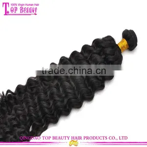 2015 Top Selling 100% Real Malaysian Deep Wave Hair Factory Price Brand Name Hair Weave thumbnail-6