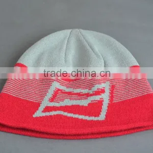 BSCI Audit Custom Winter Beanie Hat With Jacquard Logo thumbnail-2