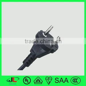 H05VV-F 1.0mm2 Power Cable , VDE CE Approved 2 Pin Waterproof Euro Plug, Waterproof the Tool Euro Plug7 thumbnail-1