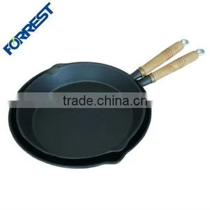 Cast Iron Round Cheap Frying Pan thumbnail-2