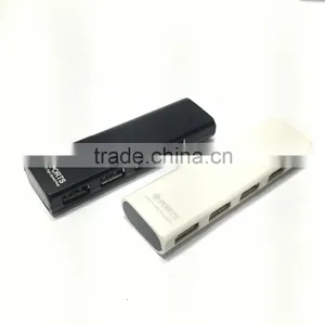 2016 Blue Waving Portable 4 Ports Rectangle USB 2.0 Hub thumbnail-3