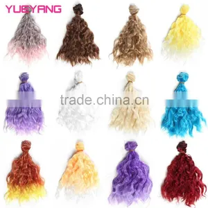 Wholesale Synthetic Doll Hair Extension BJD SD Wavy Wigs Accessories thumbnail-1