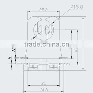 G13 Non-Shunted Socket UL Listed T8 T10 Tube Light Lamp Holder Tombstone Fixture Holder thumbnail-3