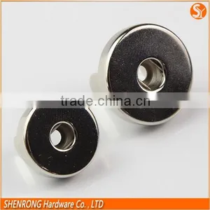 Custom Bag Lock Metal Button for Bags and Handbags Iron Material thumbnail-4