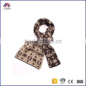 Male Plaid Cotton Knitted Winter Scarf thumbnail-1