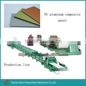 China Supplier Building Construction Material PU(Polyurethane) Aluminum Composite Panel(ACP) Making Machine. thumbnail-1