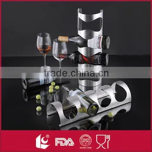 Household Wholesale Multifunctional Stainless Steel Wine Rack Wall Mount thumbnail-2