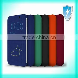 2014 New Arrival Dot View Case for Htc One m8 thumbnail-1