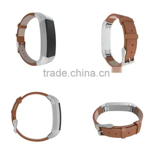 High Quality Watchbands Colors Luxury Genuine Leather Band Strap Bracelet For Fitbit Alta Tracker thumbnail-3