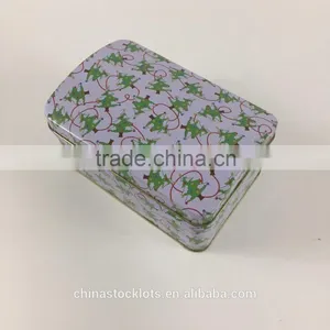 2017 Wholesale New Design Mini Tin Storage Box Metal 2pc Set thumbnail-3