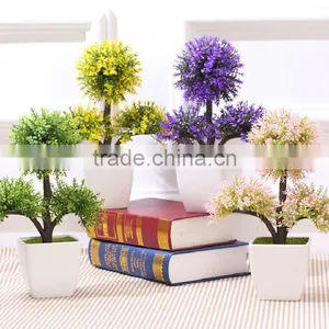 Colorful Potted Artificial Trees - Artificial Bay Tree - Potted Artificial Plants thumbnail-1