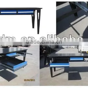 Metal Single Slide With Drawers W2850mm*D800mm*H950mm Work Bench thumbnail-1