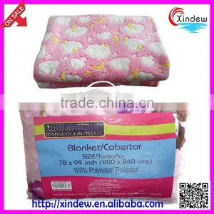 Hot Coral Fleece Blanket 9 thumbnail-1