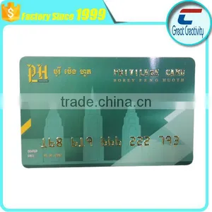 Superior Quality and Service Embossed Hot Stamping Plastic PVC Card thumbnail-2