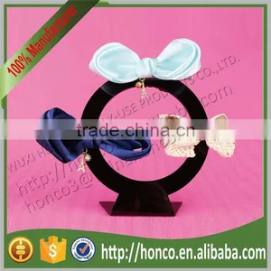 Hot Selling Black Colour Acrylic Hair Pin Rack Hair Clip Stand Display thumbnail-1