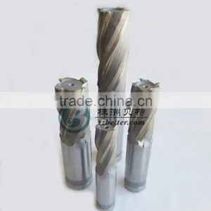 CNC Lathe Straight Shank Brazed Carbide End Mill thumbnail-3